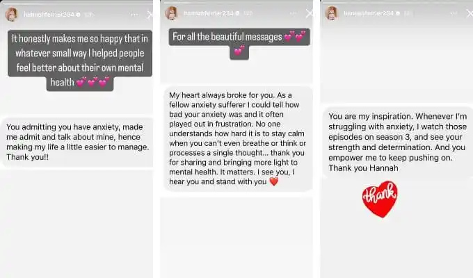 Hannah Ferrier udostępnia DM