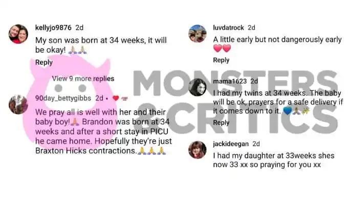   90-дневен годеник фенове и гласове коментар за Ани Франциско's pregnancy on instagram