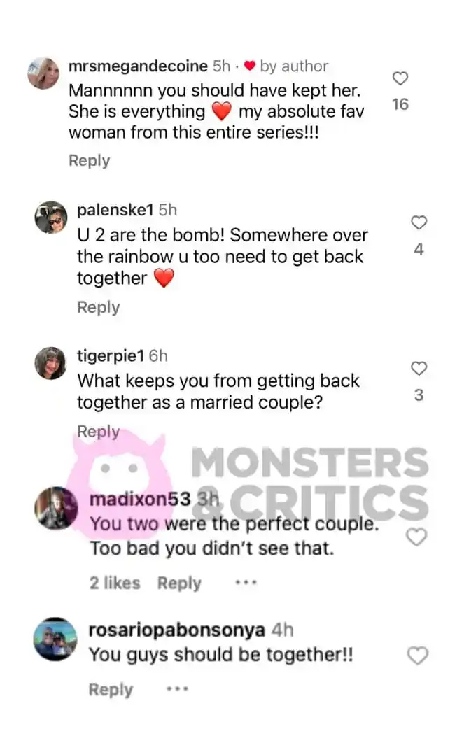   معجبو MAFS يعلقون على كلوي ومايكل
