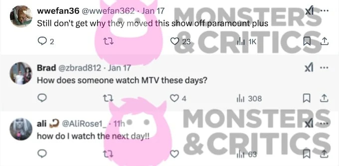   Ekraanipilt x kommentaarist MTV väljakutse all stars 5 kohta