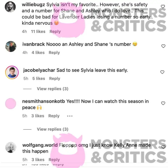   Captura de tela dos comentários do Instagram do mtvchallengeinsider na postagem sobre todas as estrelas 5
