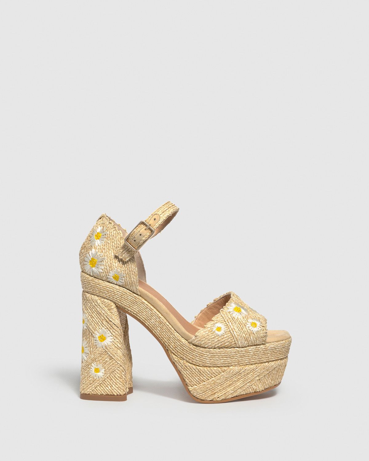 raffia schoenen