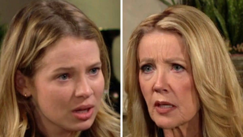 Allison Lanier kao Summer i Melody Thomas Scott kao Nikki na Y&R. Autor slike: CBS