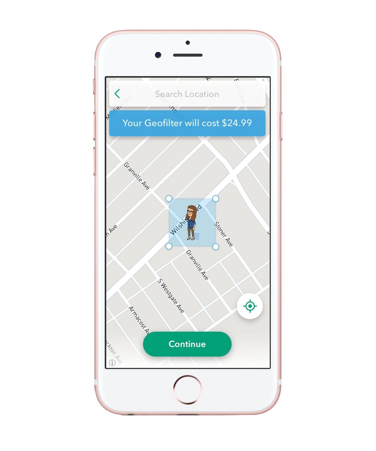 Snapchat Geofilter -opplæring