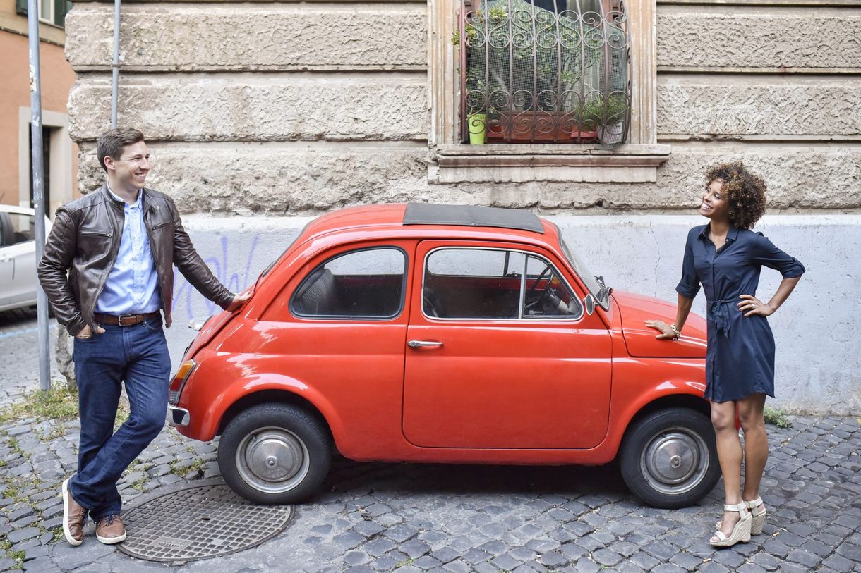 Roberta in Rome voor Flytograaf