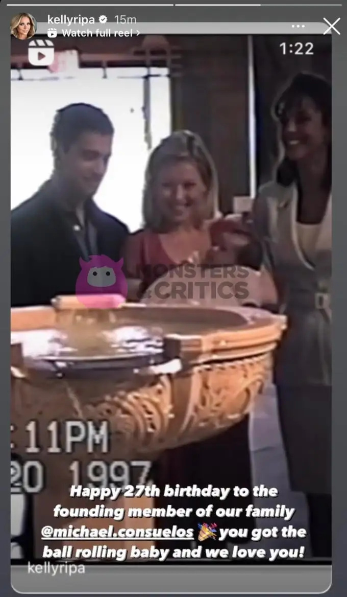   Kelly Ripa je delila povratno sliko svojega sina Michaela Conseuelosa