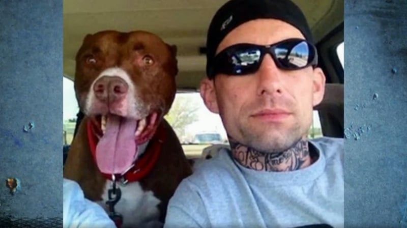 Hakenkreuz-Tattoo-Skinhead hat das Leben von Hunden auf Pit Bulls und Parolees verändert