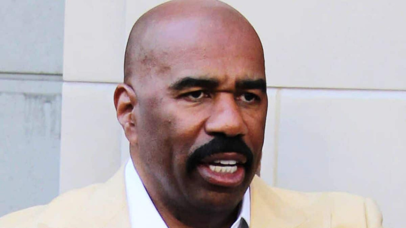   Steve Harvey em sua cerimônia de Hollywood Walk of Fame