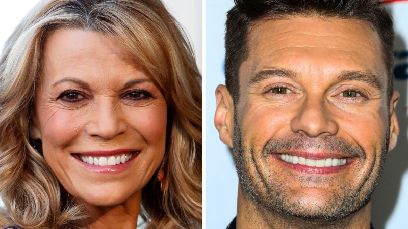   vanna white na Harry Friedman Star Ceremony e ryan seacrest na 102.7 KIIS FM's Jingle Ball