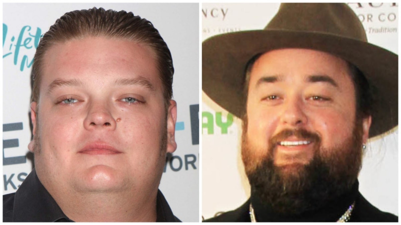   Coreya Harrisona i Austina'Chumlee' Russell at separate events