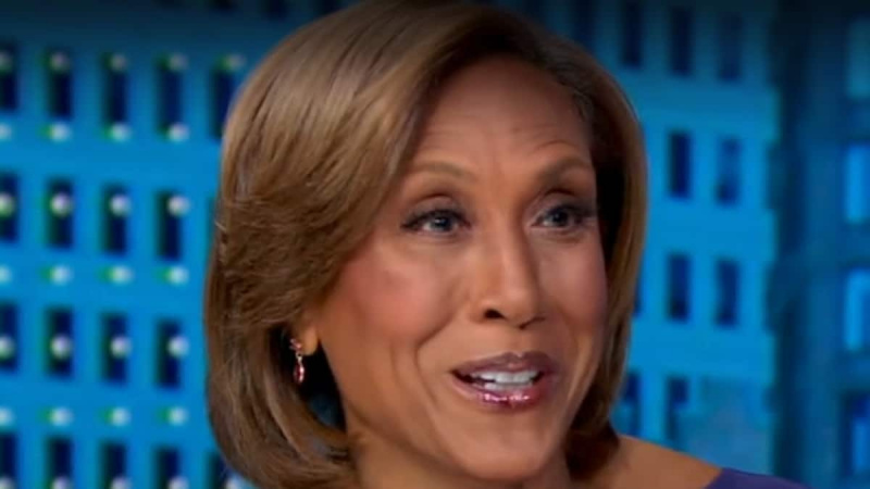 Faccia di Robin Roberts ripresa dall'episodio di Good Morning America di gennaio 2025