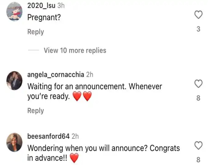   Алисса Фара Гриффин's post on Instagram has fans wondering if baby news is coming.