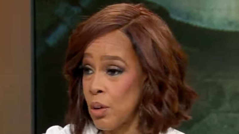Gayle King Face Shot da Morris Chestnut Intervista alle mattine della CBS