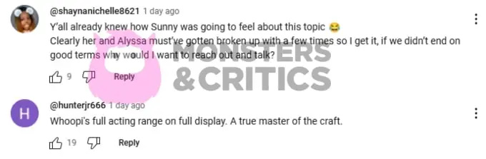 Comentarios de fans sobre Sunny Hostin
