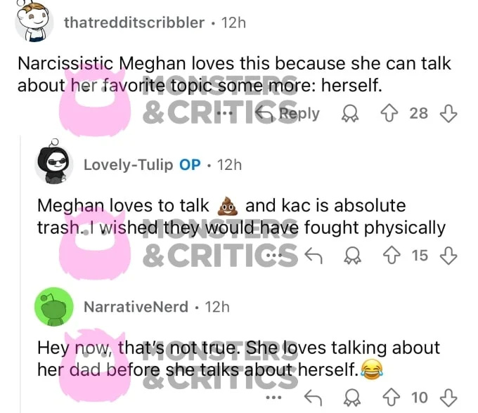   Meghan McCain kommentiert auf Reddit
