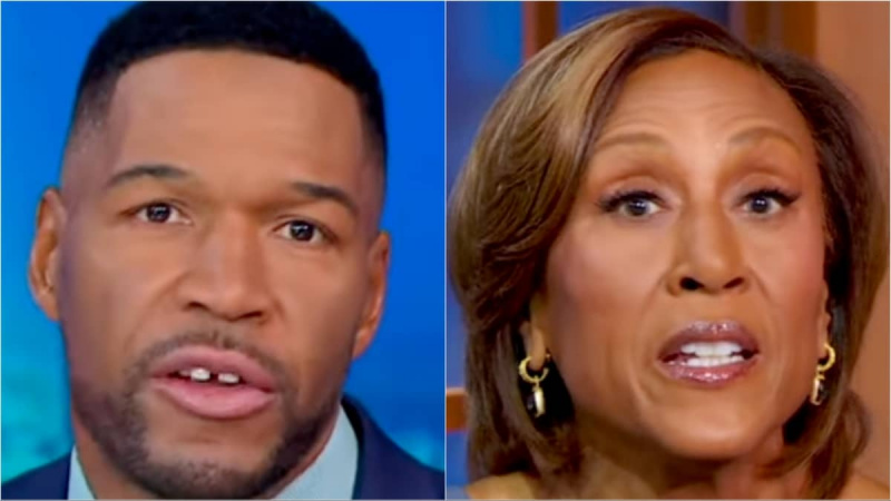   Michael Strahan e Robin Roberts si affrontano