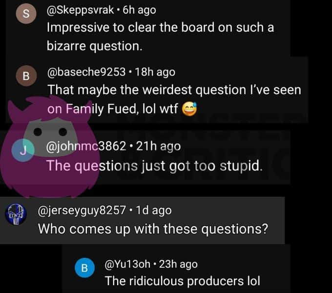   družinski prepir se gledalci pritožujejo nad a"stupid" question on youtube