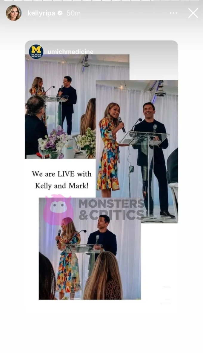   Kelly Ripa in Mark Consuelos v Michiganu na dogodku