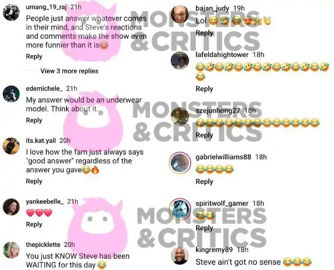   Os competidores de disputa familiares reagem a Steve Harvey's remarks on instagram
