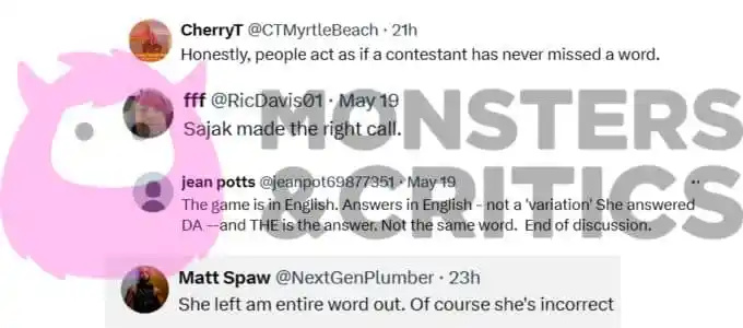   gledatelji kotača sreće raspravljaju o epizodi na X