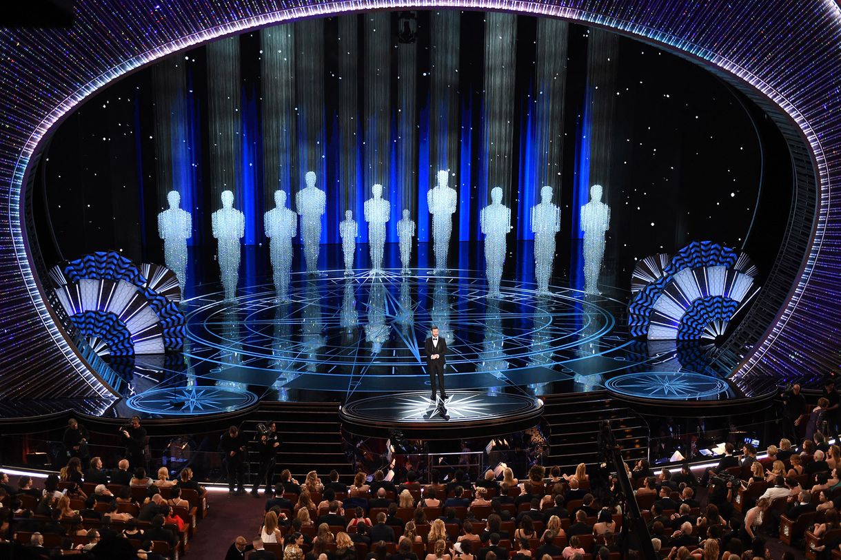 Oscars scen inbäddad