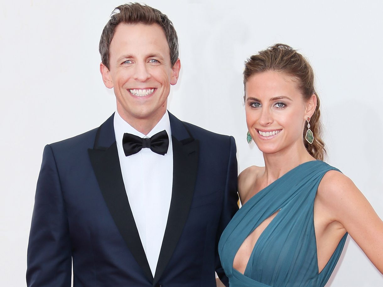 Žena Seth Meyers Alexi Ashe se je rodila v avli njihovega stanovanja