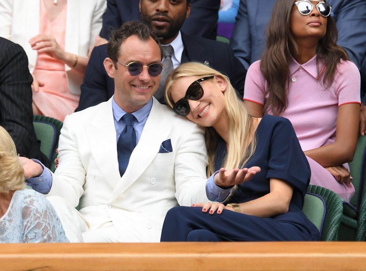 Kändisar deltar i Wimbledon
