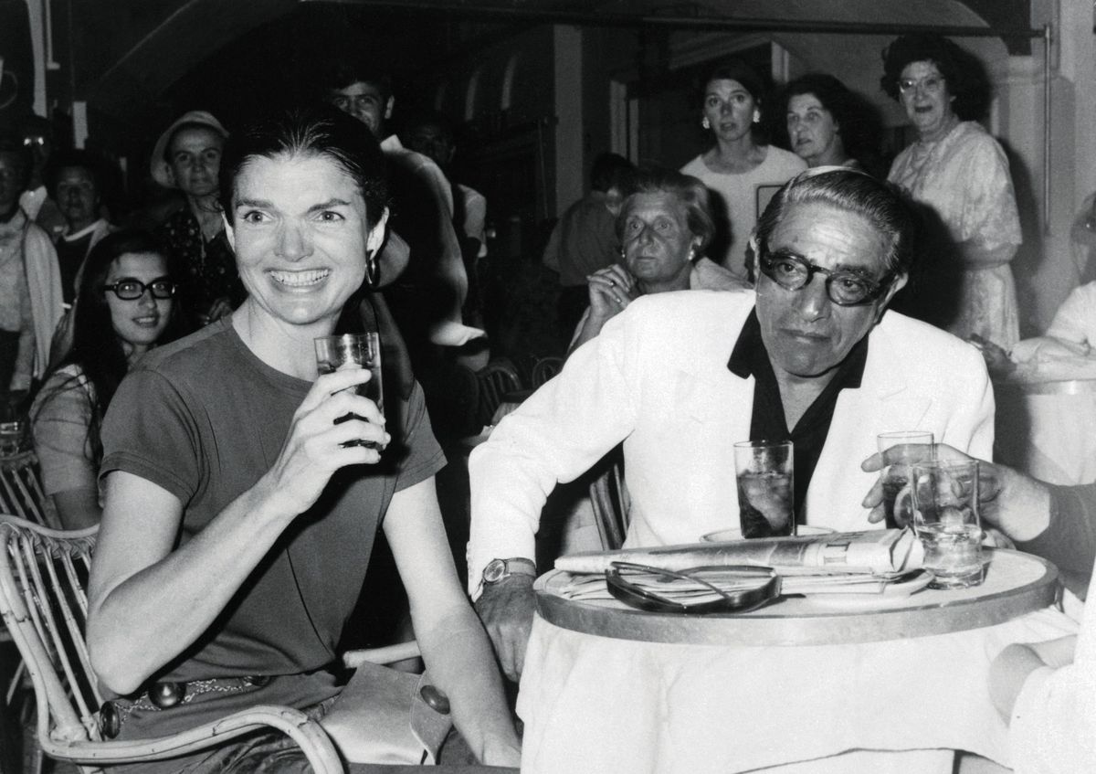 Jacqueline Onassis und ihr Ehemann