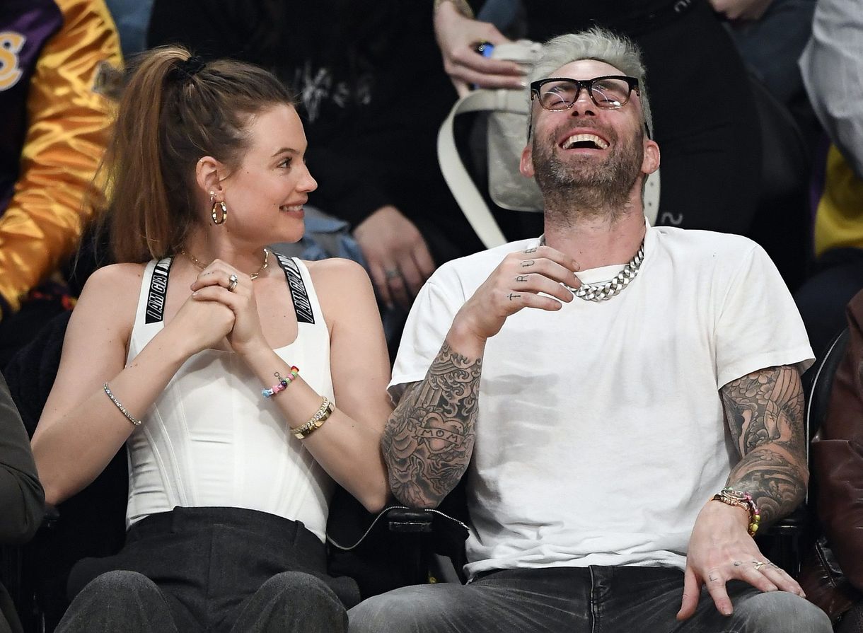 Kjendiser på Los Angeles Lakers Game